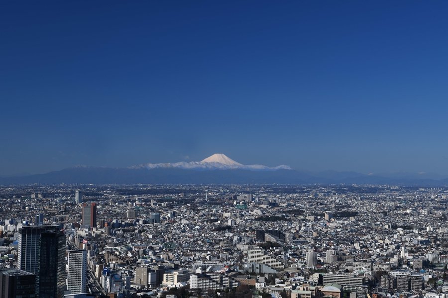 澀谷展望台 富士山景色